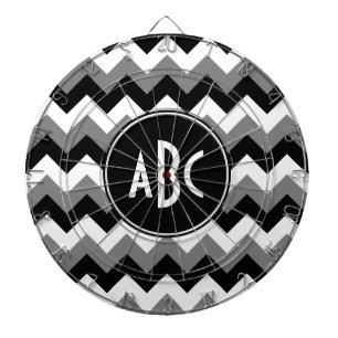 Diana Estampado Gris Negro y Blanco Zigzag