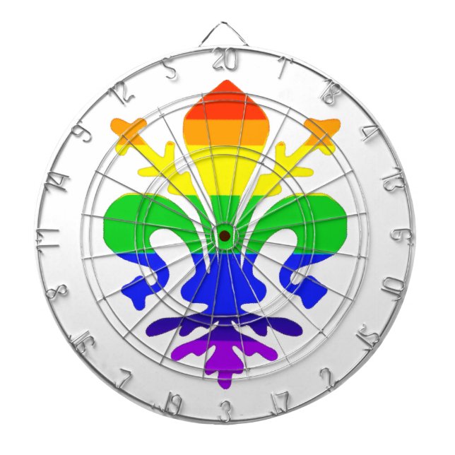 Diana Estilizada flor arcoiris de Lis (Frente)