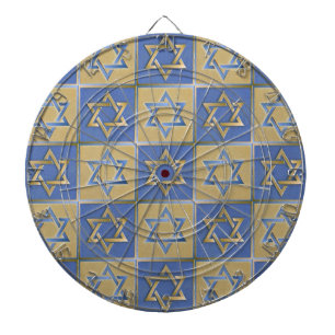 Diana Estrella Judaica De David Metalizado Gold Blue