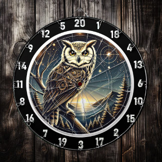 Diana Ethereal Owl Dreams Dartboard Art