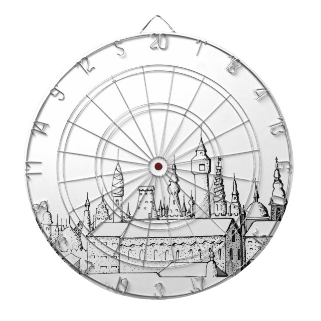 Diana fabulosa ciudad . arte . negro y blanco (Frente)