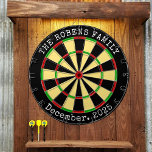 Diana Family Name Personalized  Dartboard<br><div class="desc">A dartboard is a popular recreational and competitive game that provides hours of fun for players of all ages and skill levels. Typically made from sisal fibers, cork, or electronic components, dartboards are designed to withstand the impact of darts while offering precise scoring zones. Standard dartboards feature a circular design...</div>