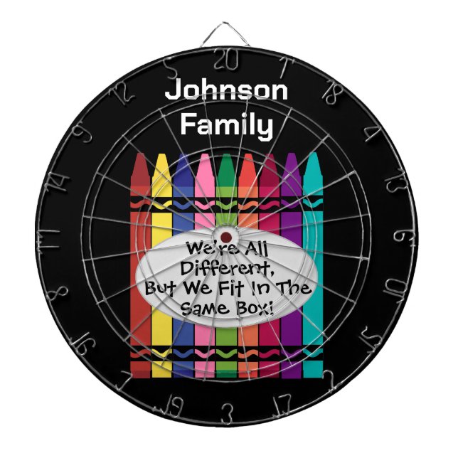 Diana Family Reunion Custom Dart Board (Frente)
