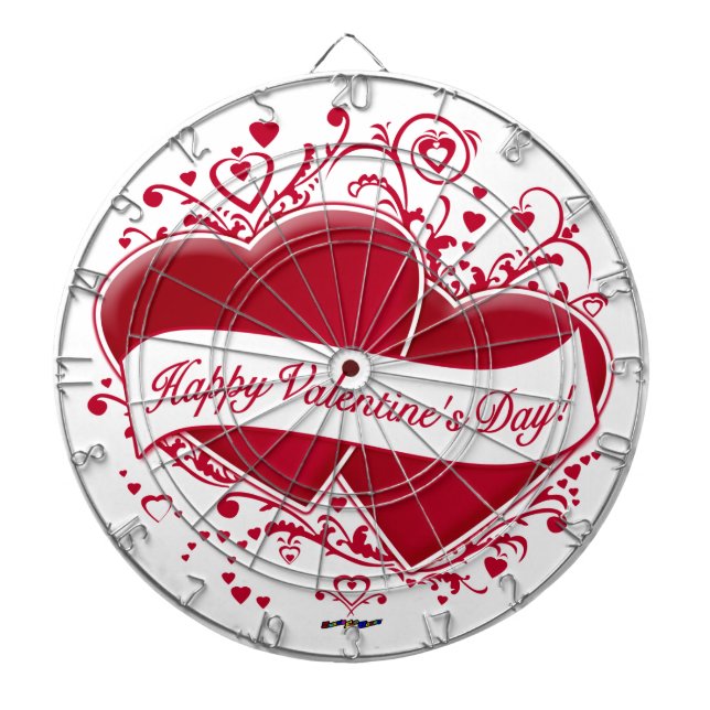Diana   ¡Feliz Día de San Valentín!Corazones rojos (Frente)