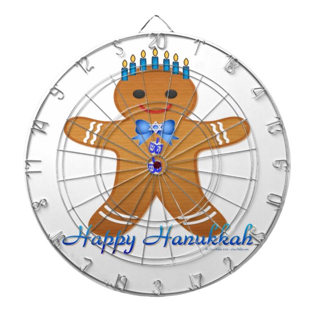 Diana Feliz Hanukkah Gingerbread Man Menorah (Frente)