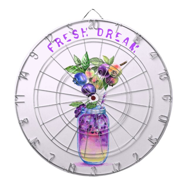 Diana Fiesta de bebida de arándano fresco  Dart Board Pe (Frente)