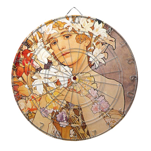 Diana Flor de Alphonse Mucha (Frente)