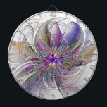 Diana Flor de arte fractal enérgica y colorida<br><div class="desc">Una potente flor multicolor de fantasía,  un singular arte fractal floral. Diseño para tu original tablero decorativo y mucho más.</div>