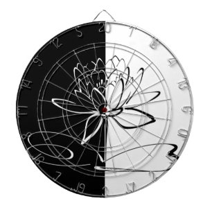 Diana Flor de Loto Negra Blanca Yin Yang