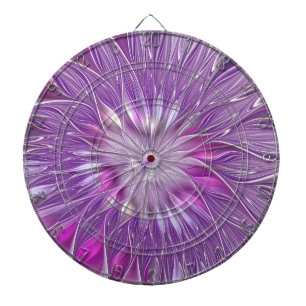 Diana Flor Púrpura Rosa Pasión Resumen Arte Fractal