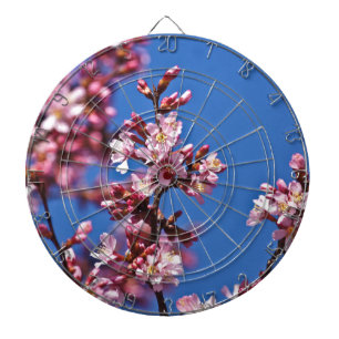 Diana Flores de cerezo sakura tocan el azul