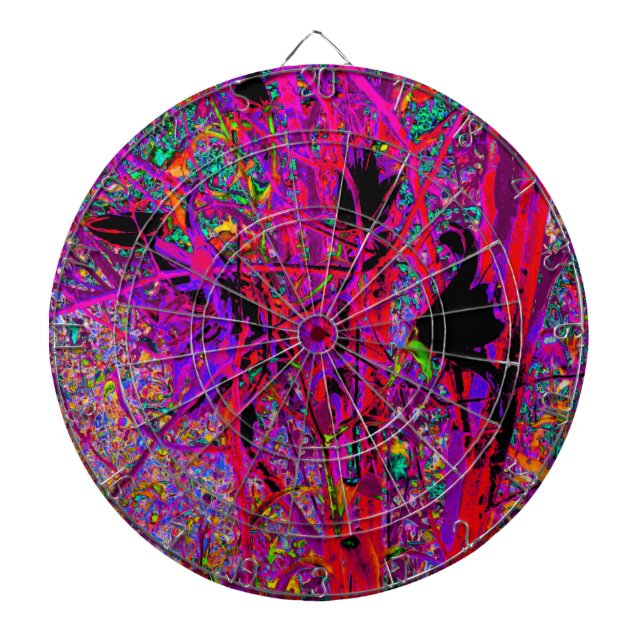 Diana Flores de lirio oriental arcoiris abstracto trippy (Frente)