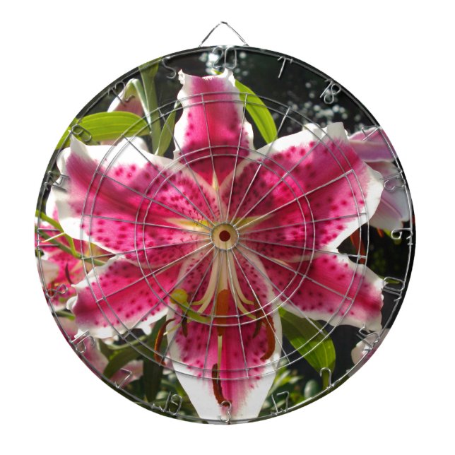 Diana Flores tropicales rosas lirios rosas florales rosa (Frente)