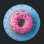 Diana Foto de anillos azules y rosados modernos<br><div class="desc">Diseño fotográfico moderno y divertido en Dartboard. El anillos en azul y rosa como contraste aporta alegría y juego en tu producto. Puedes visitar mi tienda por productos más hermosos.</div>