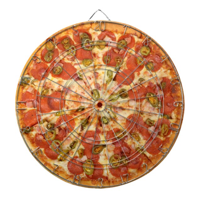 Diana foto entera deliciosa de la pizza del jalapeno de (Frente)