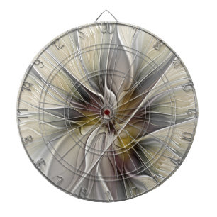 Diana Fractal floral, flor de fantasía con colores de la