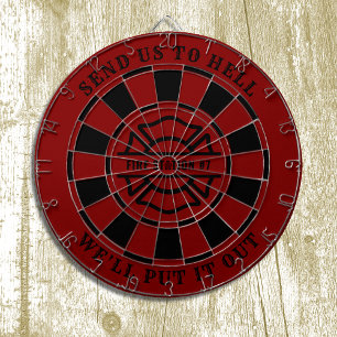 Diana Fuego de la estación de bomberos Fireman Dartboard