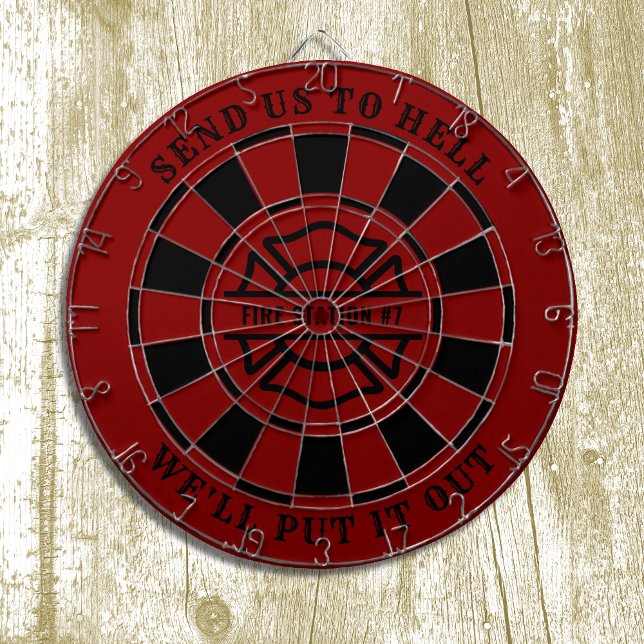 Diana Fuego de la estación de bomberos Fireman Dartboard (Subido por el creador)