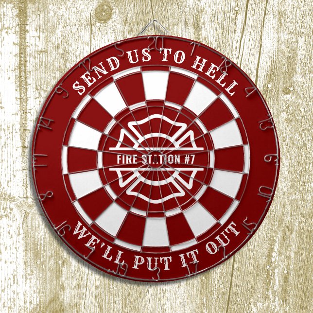 Diana Fuego de la estación de bomberos Fireman Dartboard (Subido por el creador)