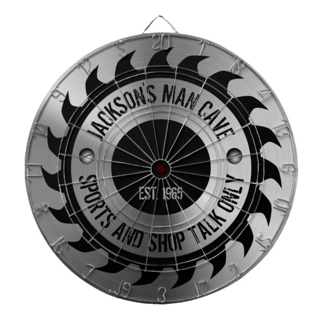 Diana Funny Manly Man Cave Steel Circular Saw Blade (Frente)