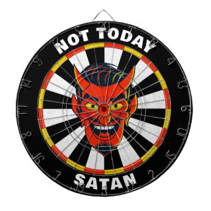 Diana Funny No Hoy Satan Dartboard