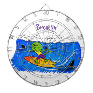 Diana Funny personalizado de surf con lagarto frito