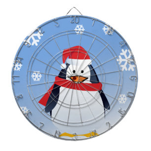 Diana Funny Pingüino Navidades Santa Claus Snowflakes