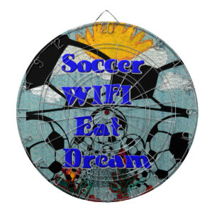 Diana Fútbol WIFI Eat Dream - Fun Sports Art Print
