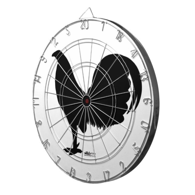 Diana Gamecock Rooster Silhouette (Frente Derecha)