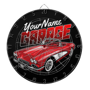 Diana Garaje personalizado de 1961 C1 Red Classic Sports