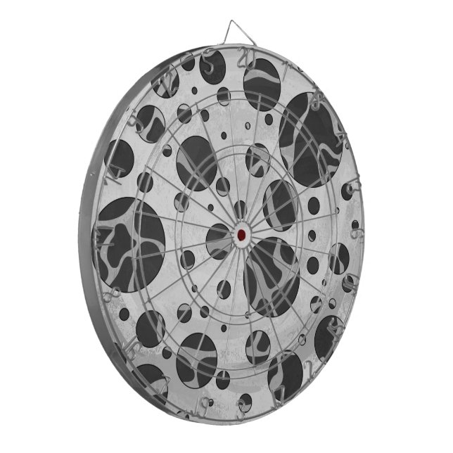 Diana Giraffe Polka Dot Black and Light Gray Print (Frente Izquierda)