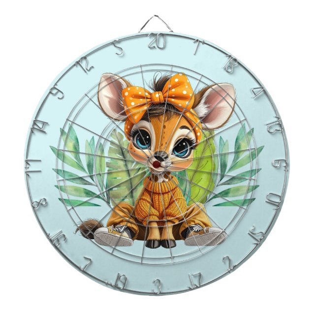 Diana Giraffe Polka Dot Bow  (Frente)