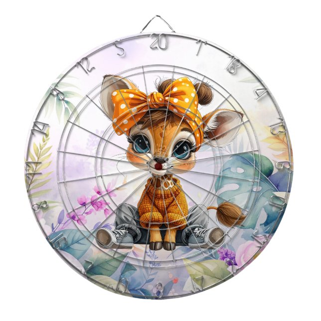 Diana Giraffe Polka Dot Bow  (Frente)