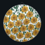 Diana Girasoles abstractos de mosaico patrón terrazzo<br><div class="desc">Diseñado por Dream Big Digital Design</div>