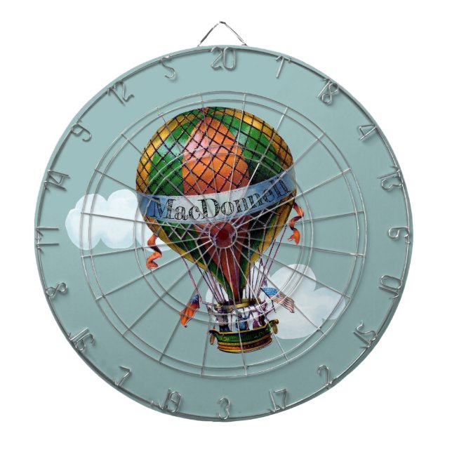 Diana Globo aerostático con nubes Personalizar (Frente)