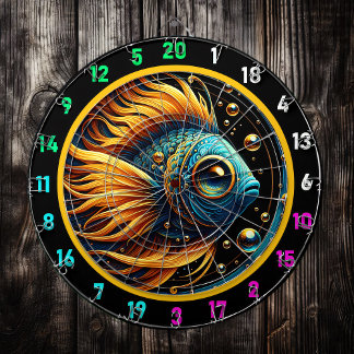 Diana Golden Glow Betta Dartboard Art