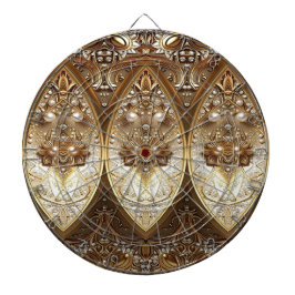 Diana Golden Ornate Dartboard