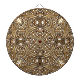 Diana Golden Ornate Dartboard