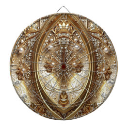 Diana Golden Ornate Dartboard