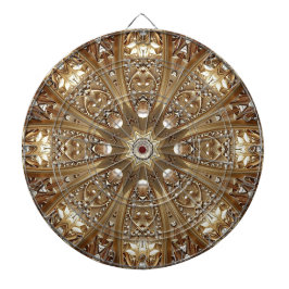 Diana Golden Ornate Dartboard