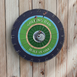 Diana Golfing Dad Hole