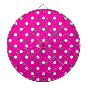 Diana GOLPEAR EL PUNTO DE Dart DE Polka Pink Hot Pink