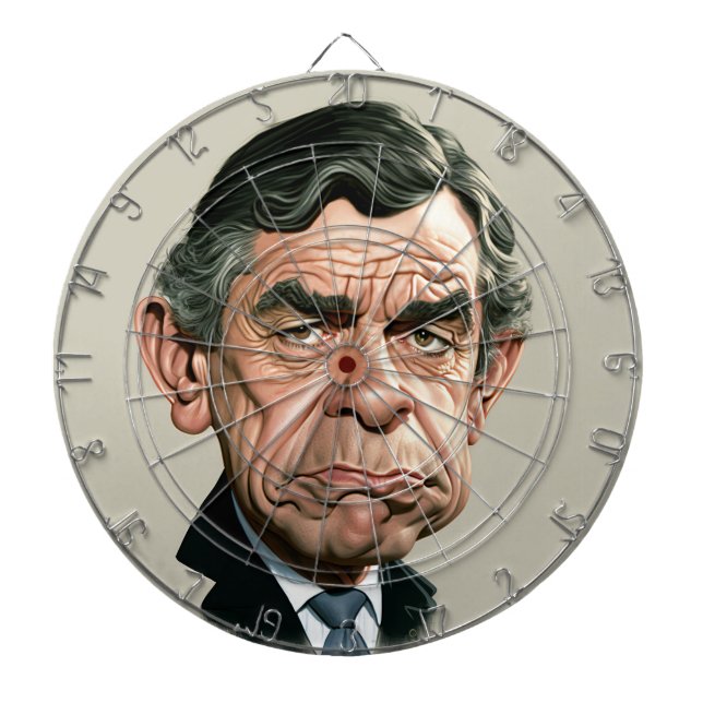 Diana Gordon Brown Dartboard (Frente)