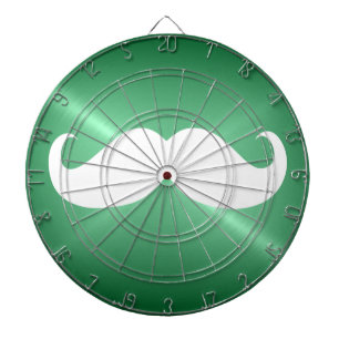 Diana Gracioso bigote blanco en el fondo verde vintage