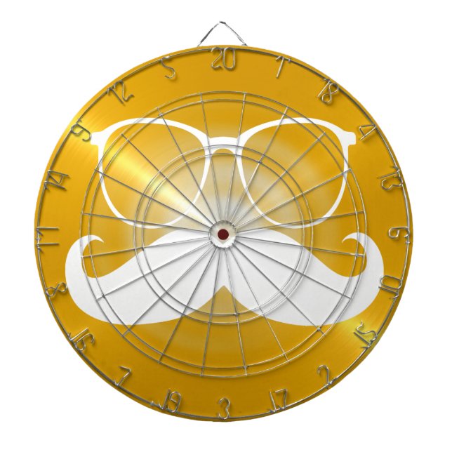 Diana Gracioso bigote blanco sobre fondo amarillo Metali (Frente)