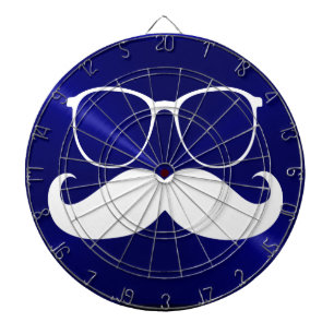 Diana Gracioso bigote blanco sobre fondo azul Metalizado