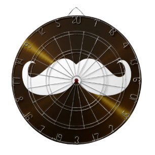 Diana Gracioso bigote blanco sobre fondo Metalizado