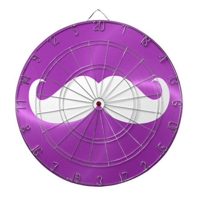 Diana Gracioso bigote blanco sobre fondo Metalizado mora (Frente)