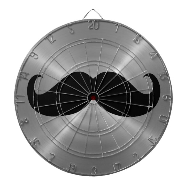 Diana Gracioso bigote negro sobre fondo gris Metalizado (Frente)