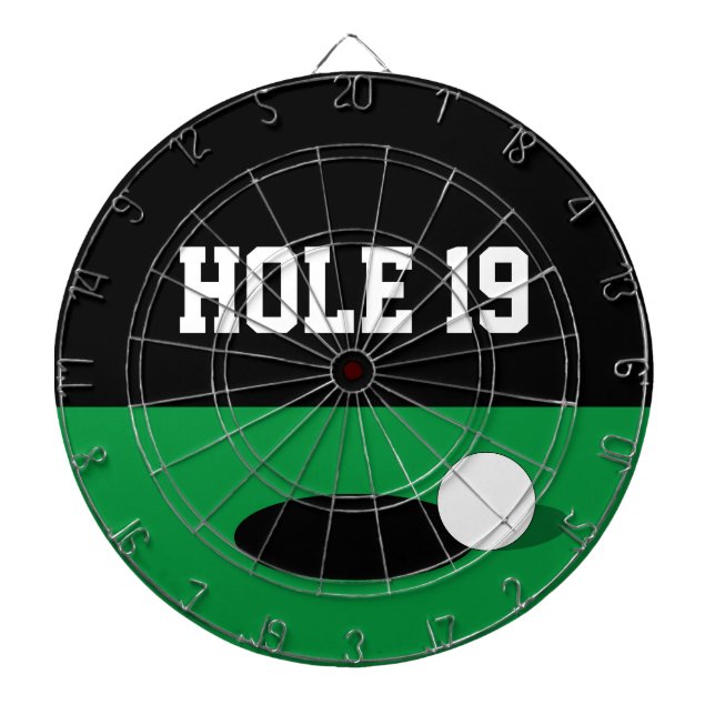 Diana Gracioso hoyo 19 juego de dardos de golf con númer (Frente)